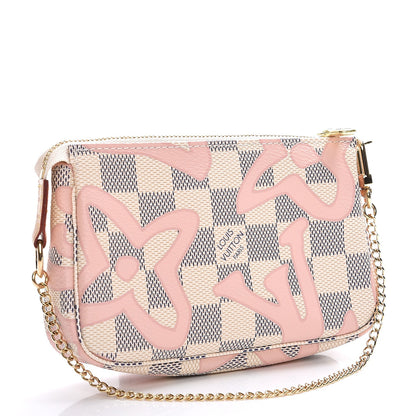Louis Vuitton Damier Azur Tahitienne Mini Pochette Accessories 3 of 7