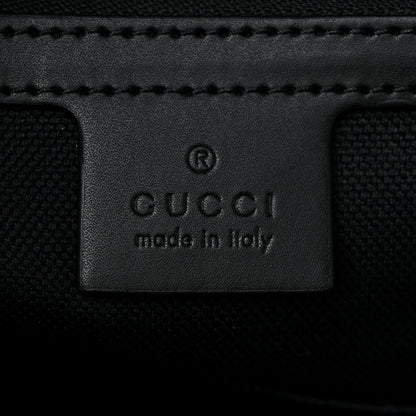Gucci GG Supreme Monogram Appia Calfskin Web Briefcase Black 6 of 10