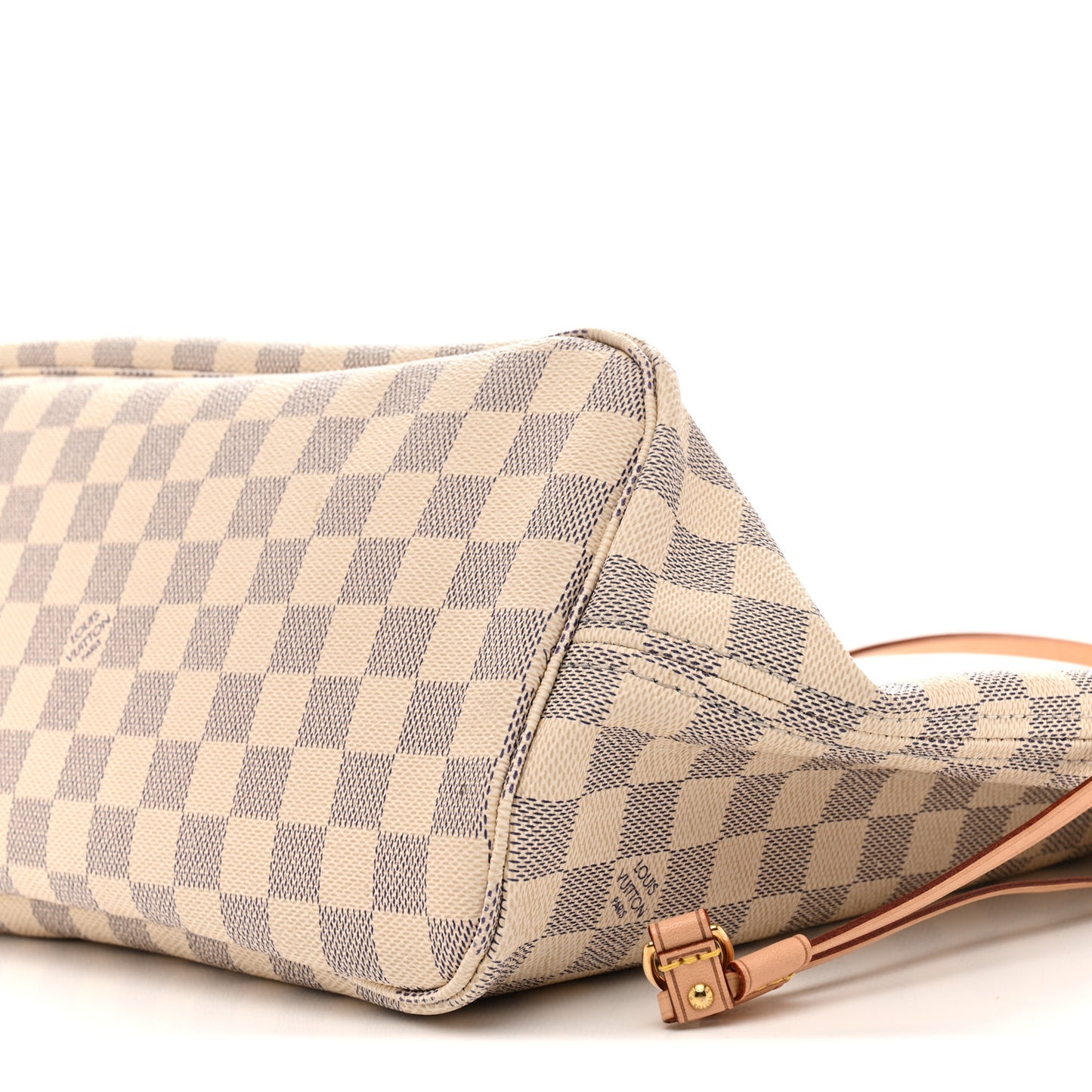 Damier Azur Neo Neverfull MM Rose Ballerine