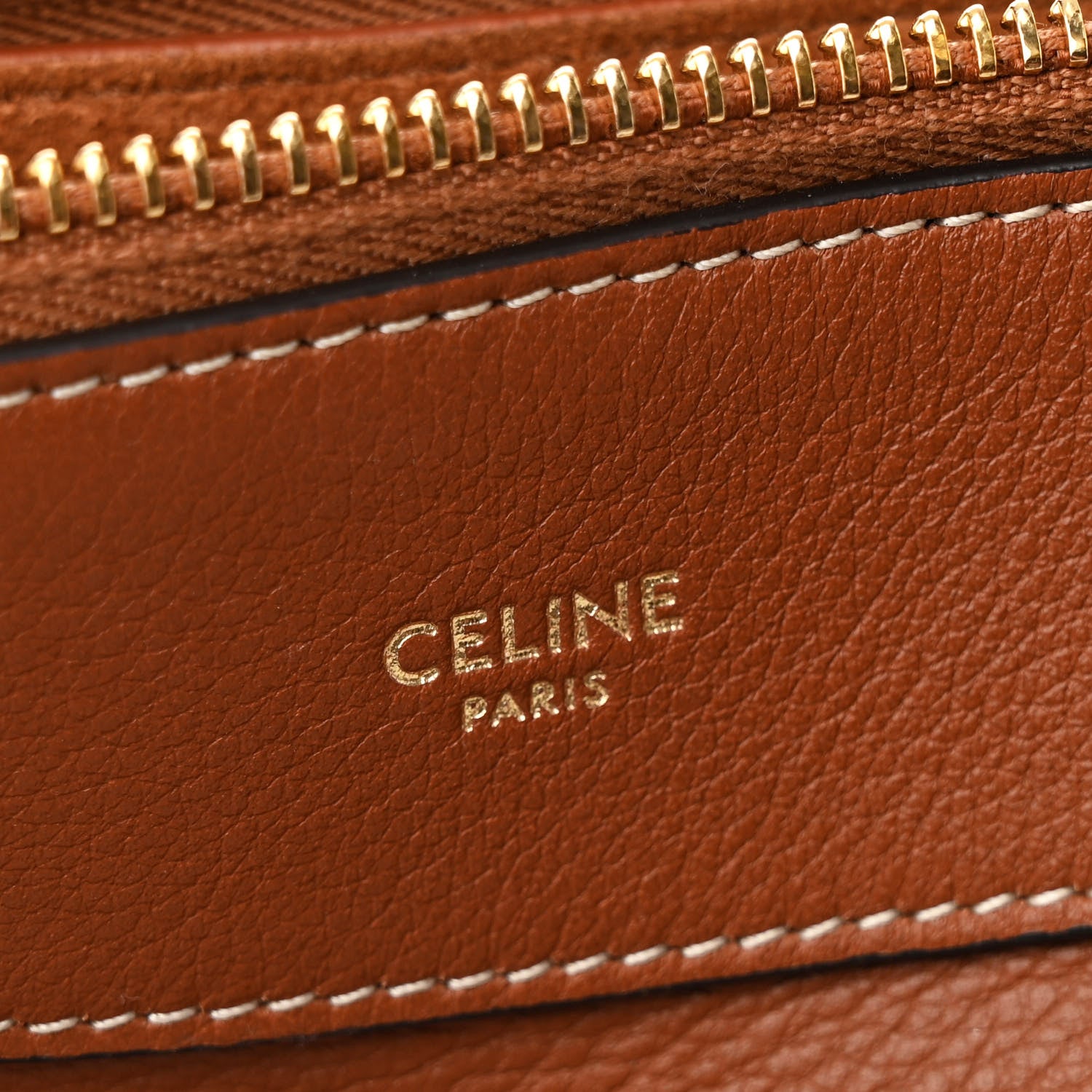 Celine Supple Calfskin Medium Romy Shoulder Bag Tan 6 of 11