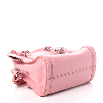 Alexander McQueen Pebbled Calfskin Mini Skull Padlock Zip Around Tote Petal 3 of 4
