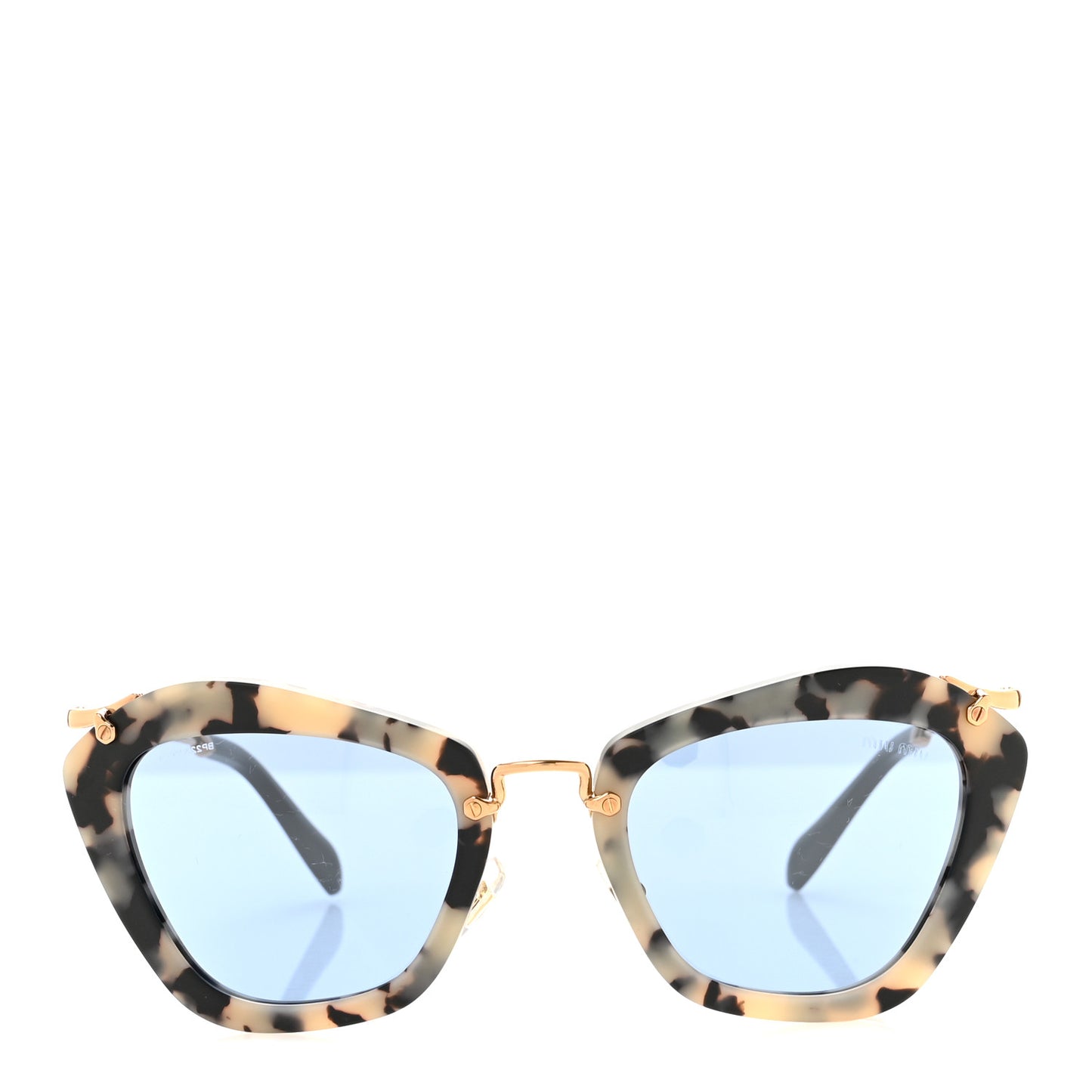 Acetate Metal Cat Eye Sunglasses SMU10N Tortoise