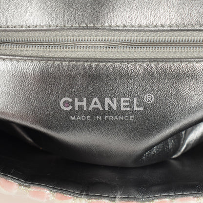 Chanel Tweed Quilted Small East West Flap Pink 7 of 8
