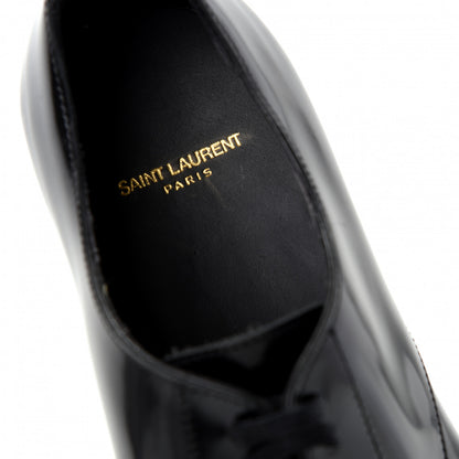 Saint Laurent Patent Calfskin Montaigne 25 Uniform 38 Black 8 of 11