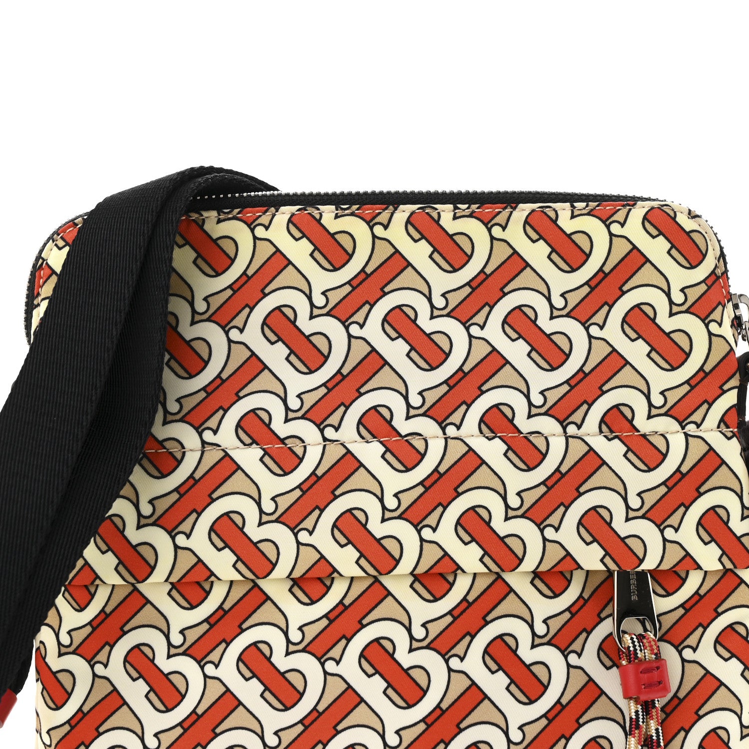 Burberry Nylon Monogram Crossbody Vermillion 6 of 9