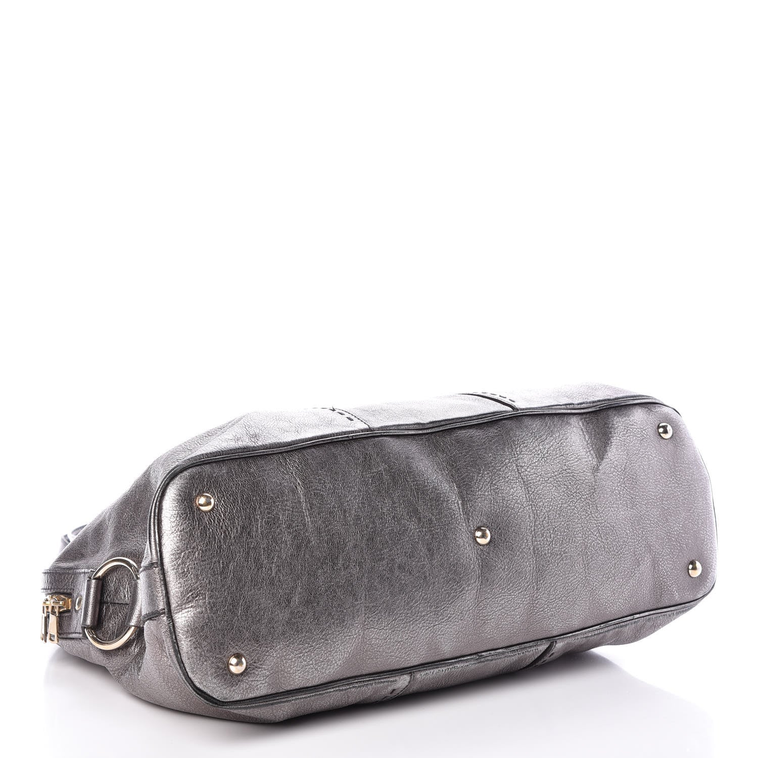 Saint Laurent Metallic Calfskin Large Muse Silver 4 of 15