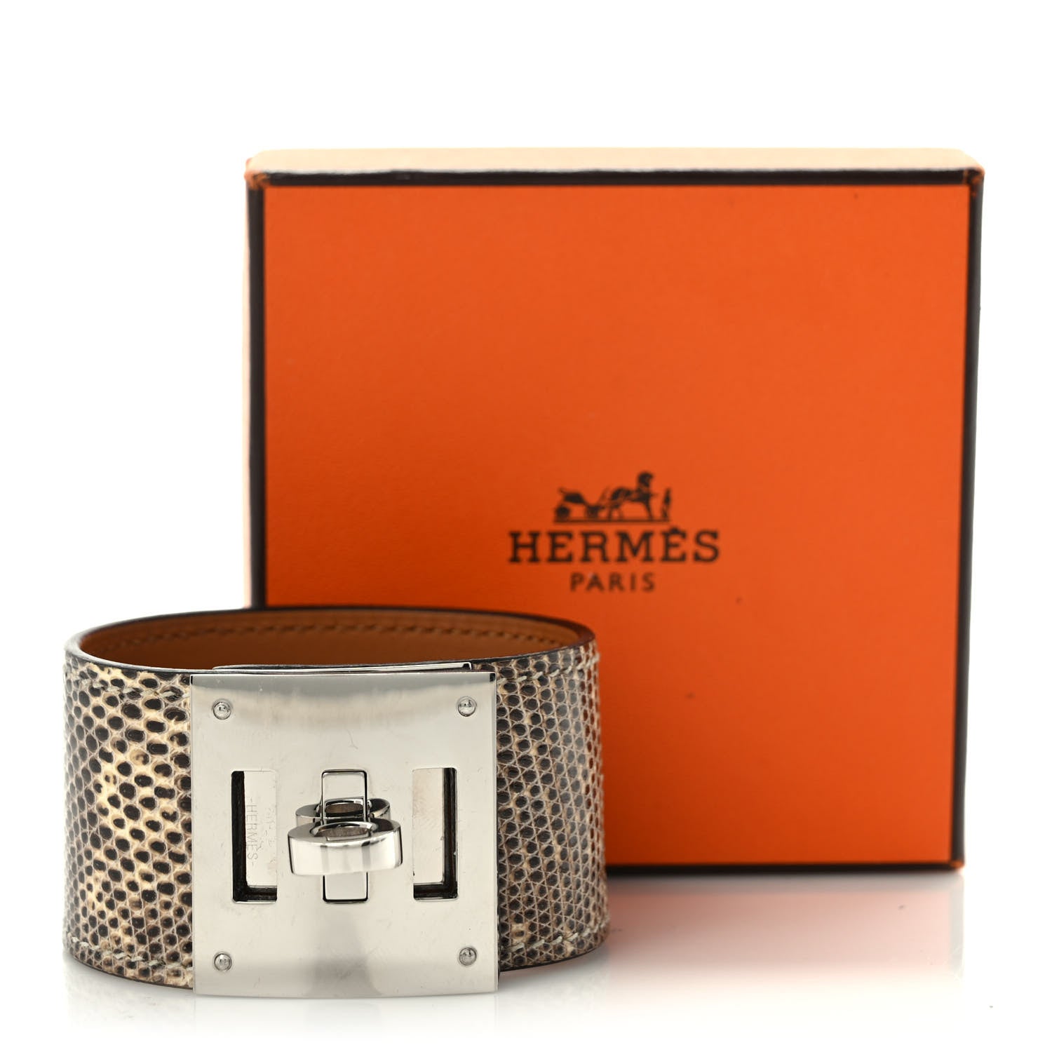 Hermes Lizard Kelly Dog Bracelet T3 Ombre 6 of 6