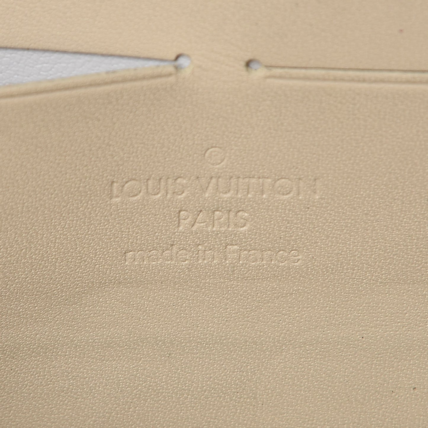 Vernis Zippy Wallet Blanc Corail