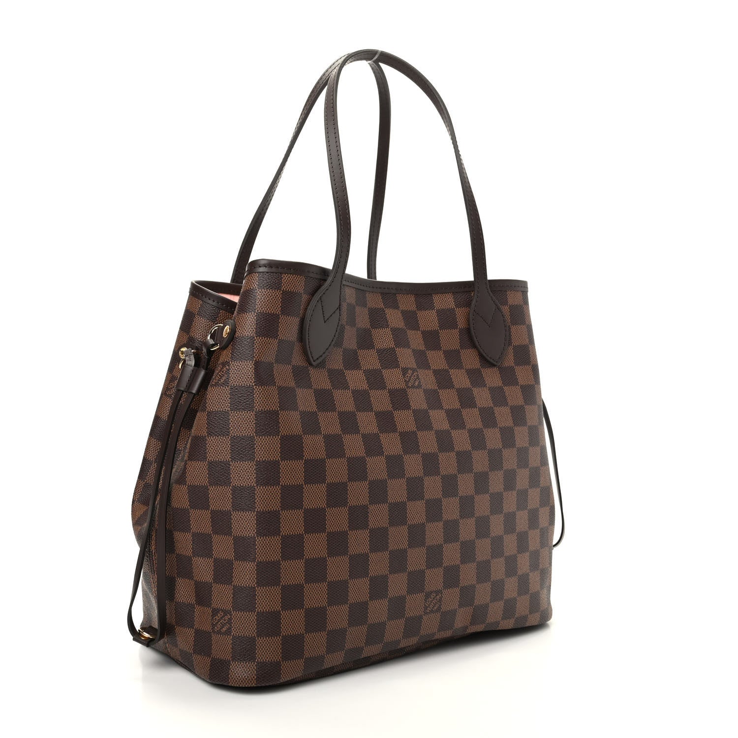 Louis Vuitton Damier Ebene Neo Neverfull MM Rose Ballerine 3 of 8