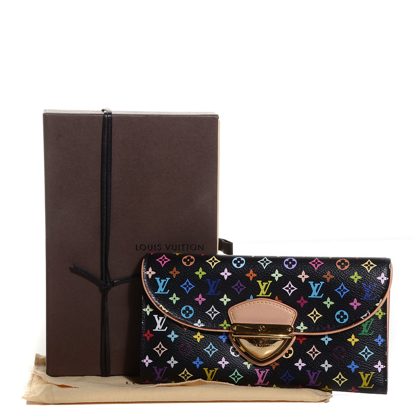 Monogram Multicolor Eugenie Wallet Black