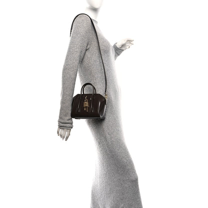 Givenchy Box Calfskin Toy Lock Antigona Shoulder Bag Ebony Brown 2 of 9