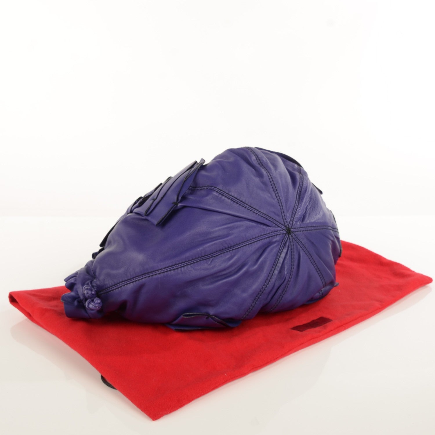 Valentino Garavani Nappa Ruffle Idylle Tote Violet 4 of 8