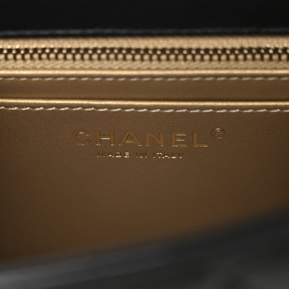 Chanel Lambskin Quilted Mini Pearl Crush Flap Black 6 of 10