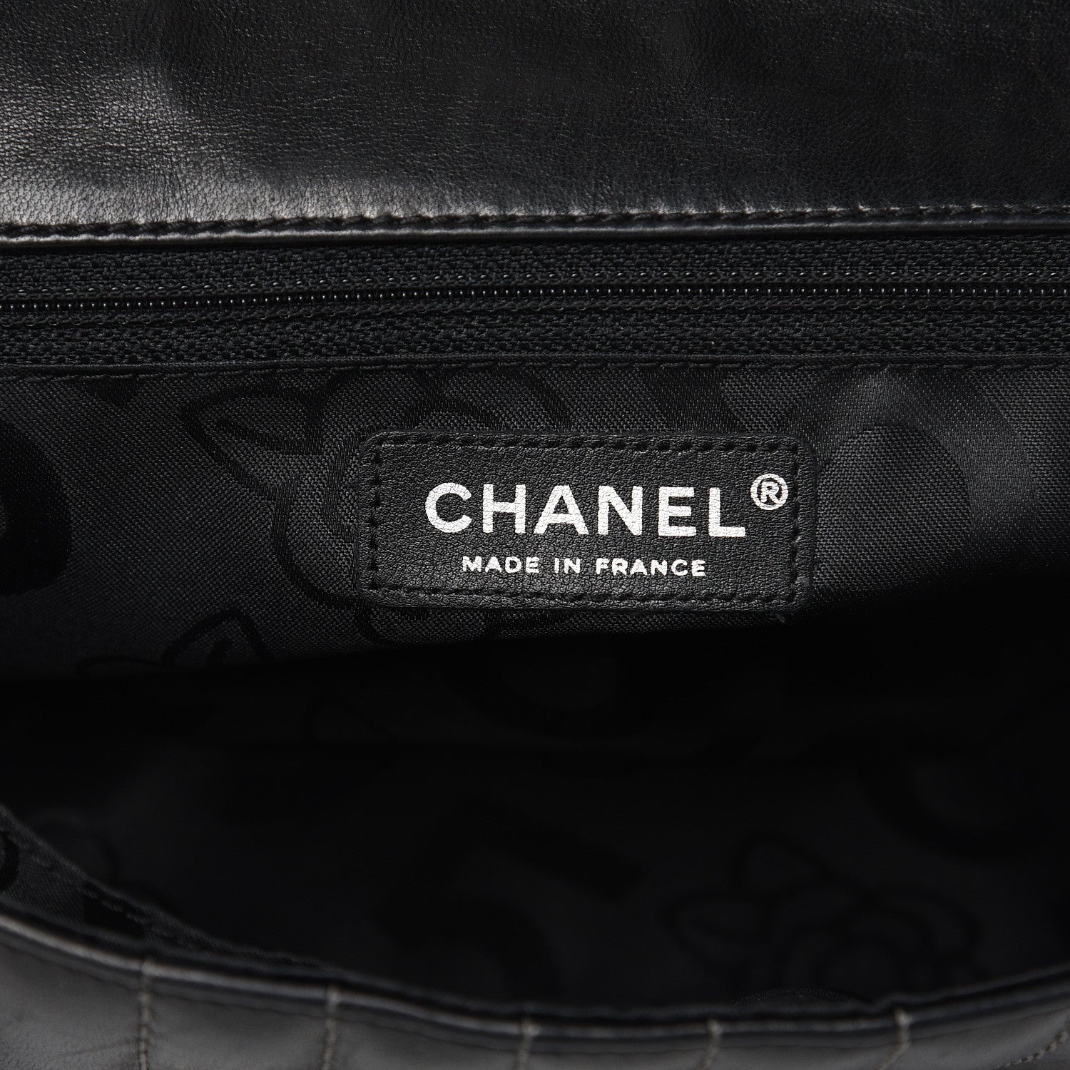 Chanel Lambskin Vertical Quilted Medium Single Flap Black 6 of 17