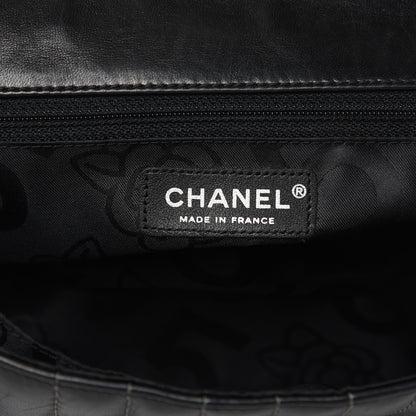 Chanel Lambskin Vertical Quilted Medium Single Flap Black 6 of 17