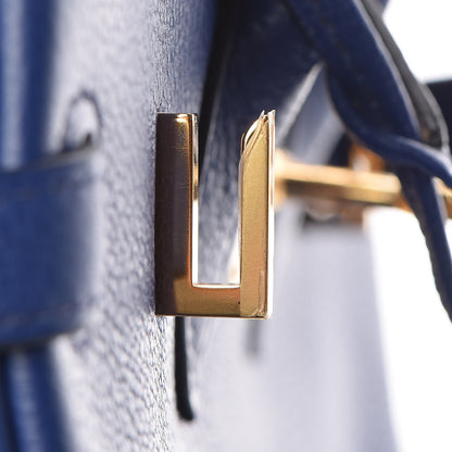 Hermes Taurillon Novillo Birkin 25 Bleu Saphir 21 of 34