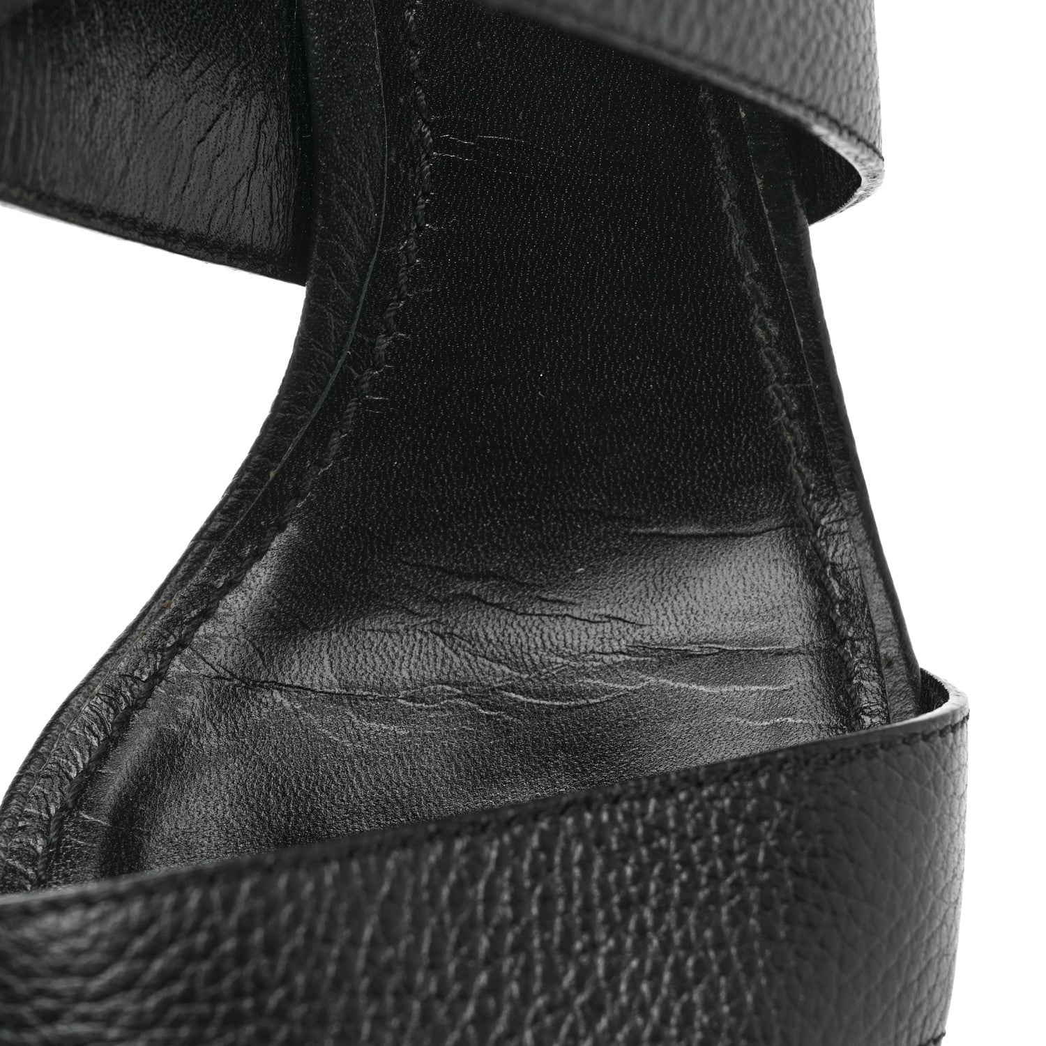 Louis Vuitton Calfskin Horizon Sandals 40 Black 9 of 9