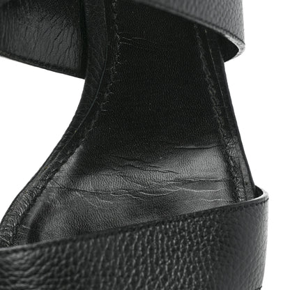 Louis Vuitton Calfskin Horizon Sandals 40 Black 9 of 9