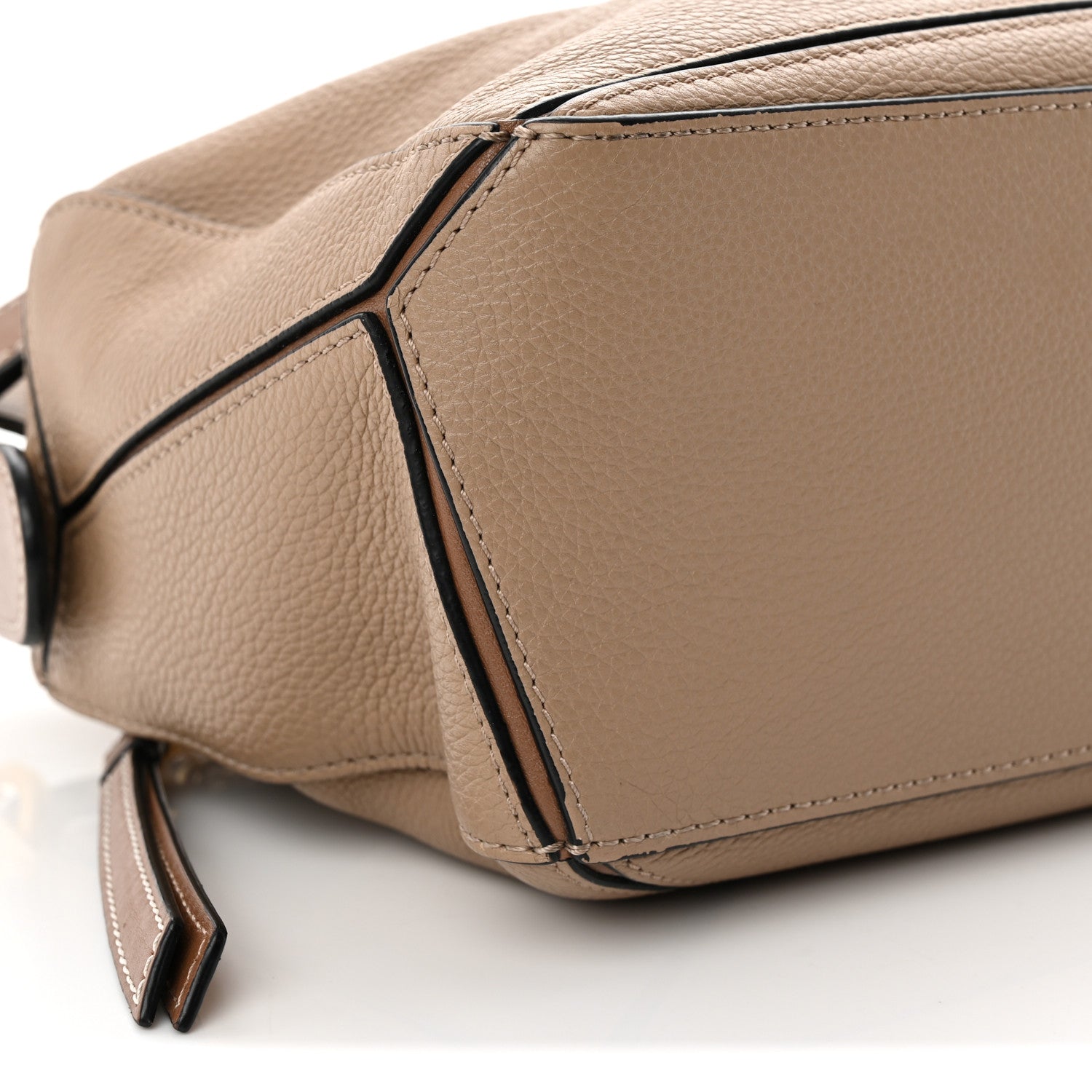 Loewe Grained Calfskin Small Puzzle Bag Sand Mink 9 of 13