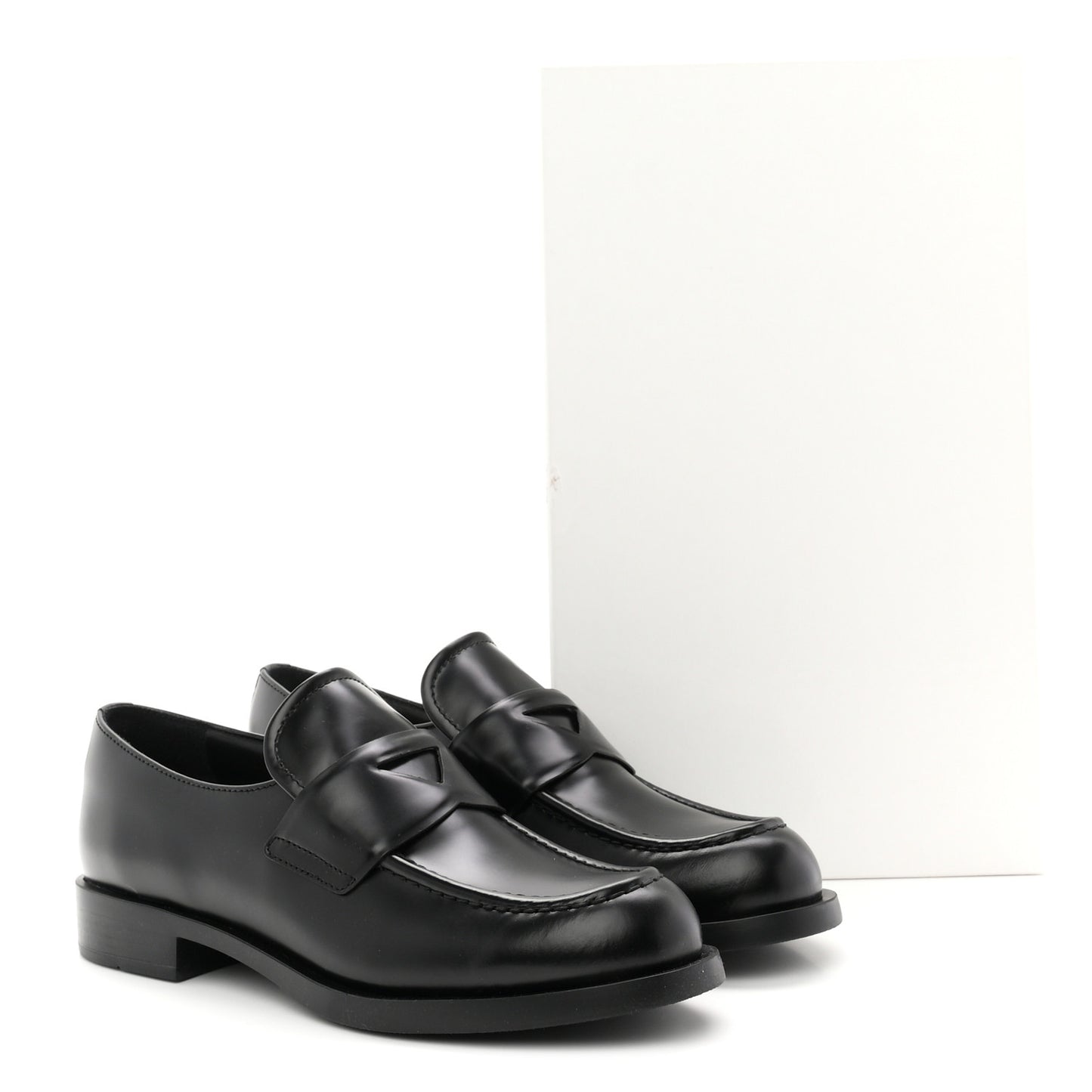 Spazzolato Loafers 40.5 Black