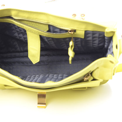 Proenza Schouler Lambskin Medium PS1 Satchel Citron 5 of 10