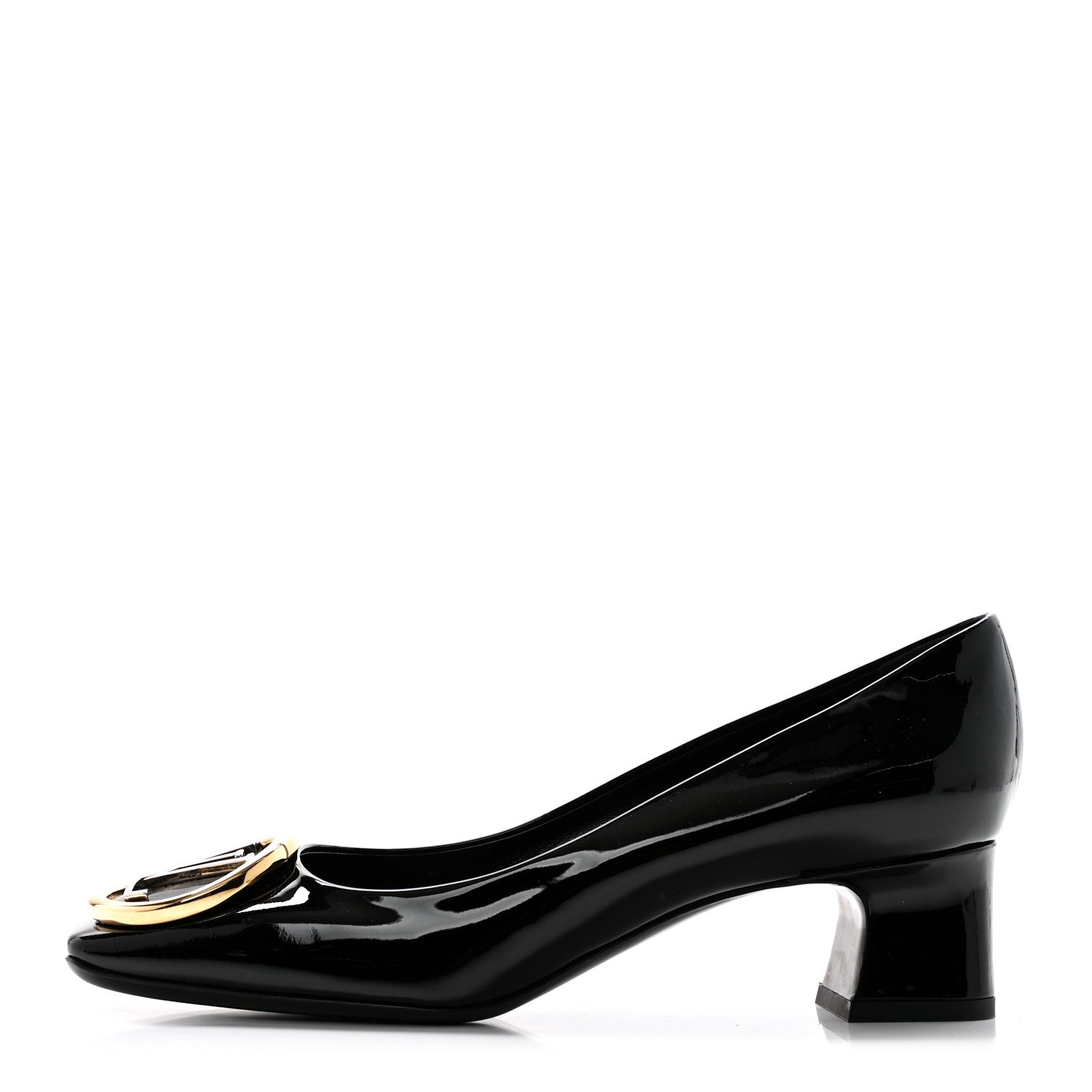 Louis Vuitton Patent Calfskin Madeleine Pumps 38 Black 1 of 9