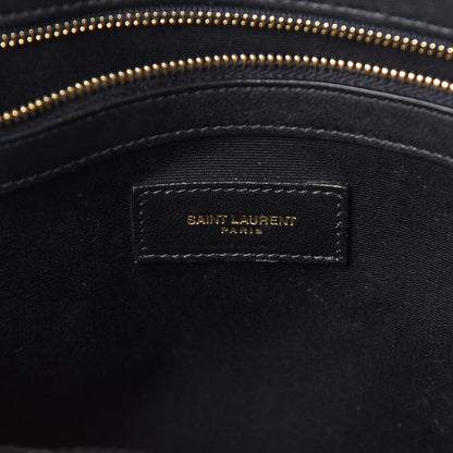 Saint Laurent Calfskin Medium Manhattan Shopper Tote Black 6 of 12