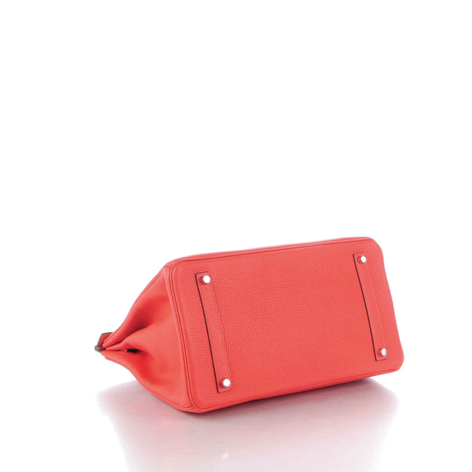 Hermes Taurillon Clemence Birkin 35 Rouge Pivoine 5 of 24