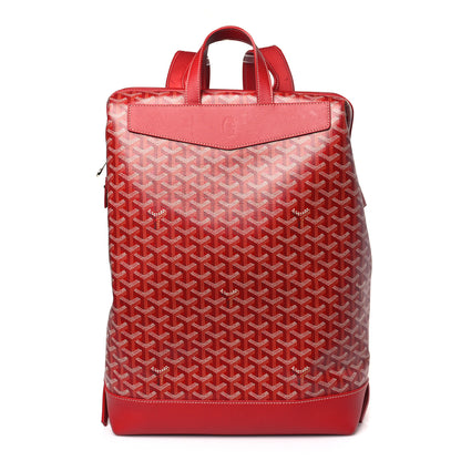 Goyard Goyardine Calfskin Cisalpin MM Backpack Red 1 of 8