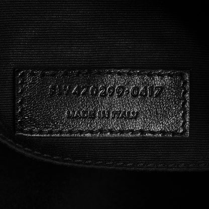 Saint Laurent Lambskin Monogram Small Lou Camera Bag Black 7 of 7