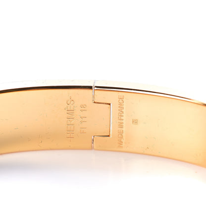 Hermes Enamel Narrow Clic Clac H Bracelet PM White 3 of 3