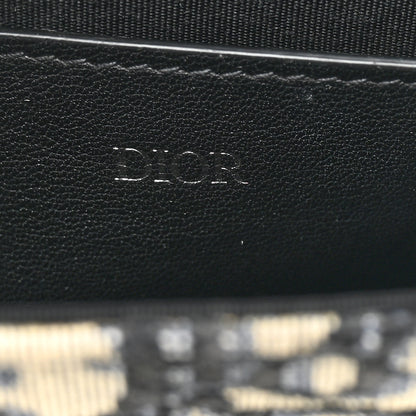 Christian Dior Oblique Calfskin Vertical Pouch Black 6 of 9