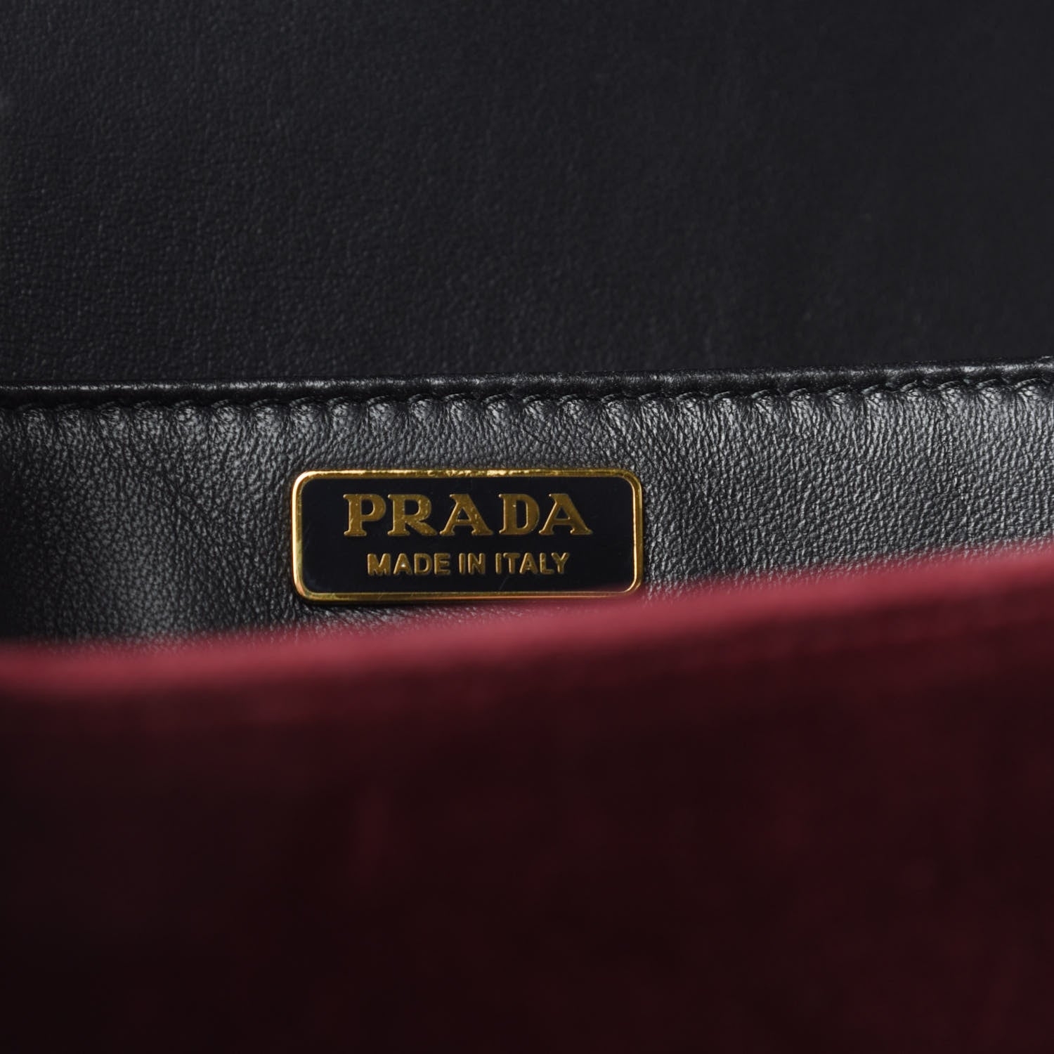 Prada Velvet City Calfskin Cahier Bag Ribes Black 6 of 8