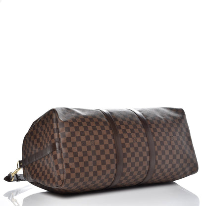 Louis Vuitton Damier Ebene Keepall Bandouliere 55 5 of 8