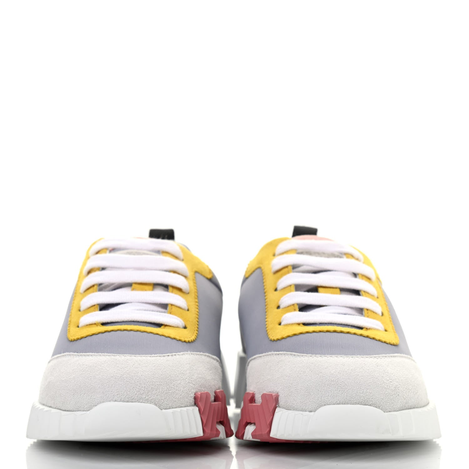Hermes Technical Canvas Suede Goatskin Bouncing Sneakers 36.5 2 of 4