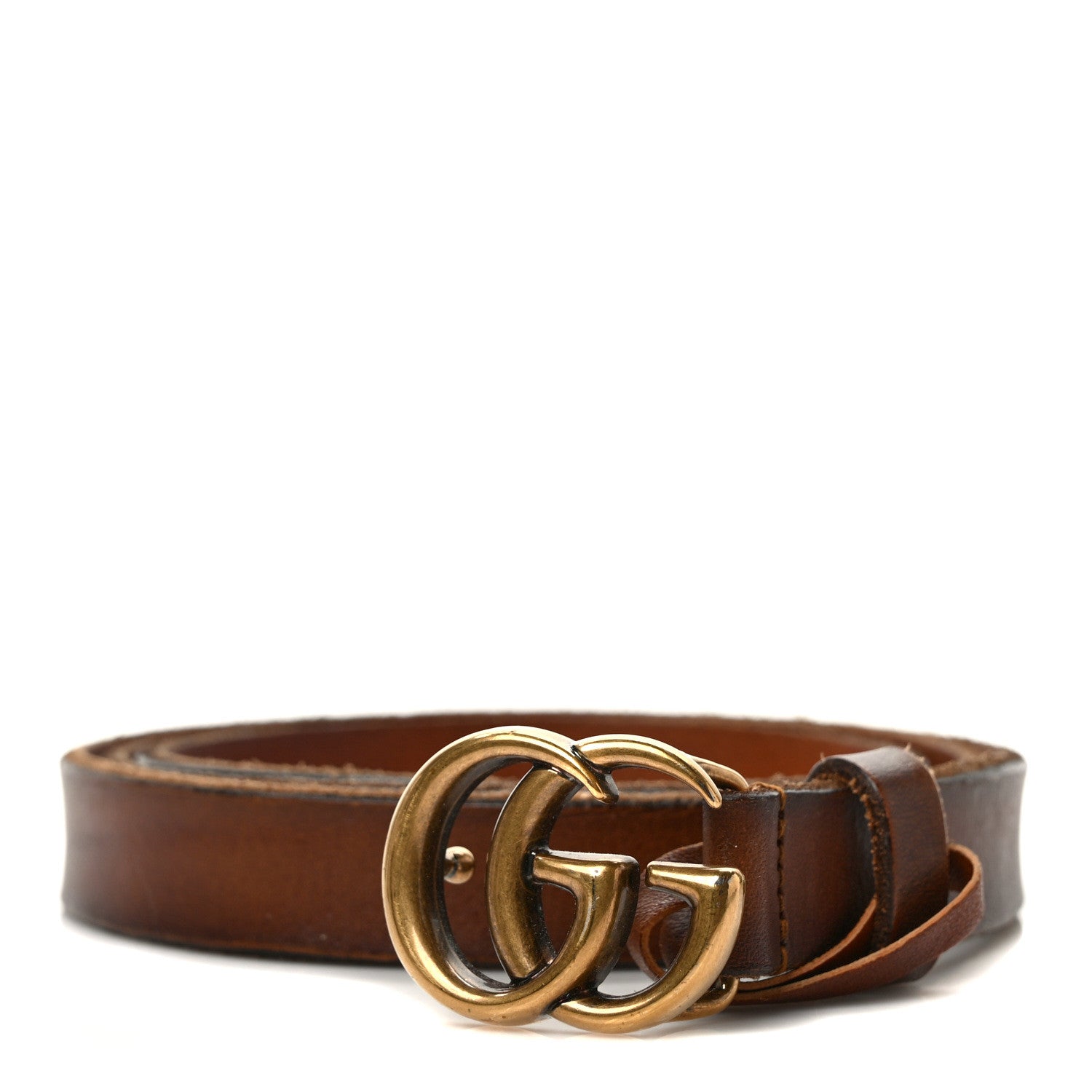Gucci Faded Calfskin Double G 20mm Belt 95 38 Cuir 1 of 5