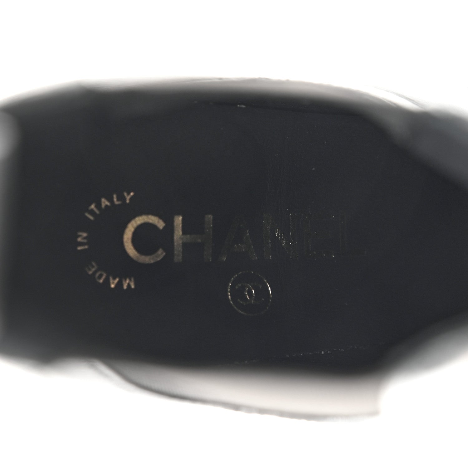 Chanel Lambskin Cap Toe CC Short Ankle Boots 36 Black 8 of 12
