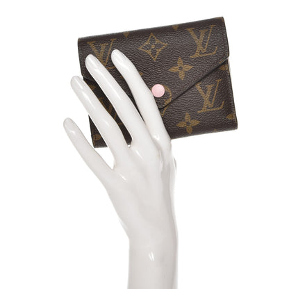 Louis Vuitton Monogram Victorine Wallet Rose Ballerine 2 of 8