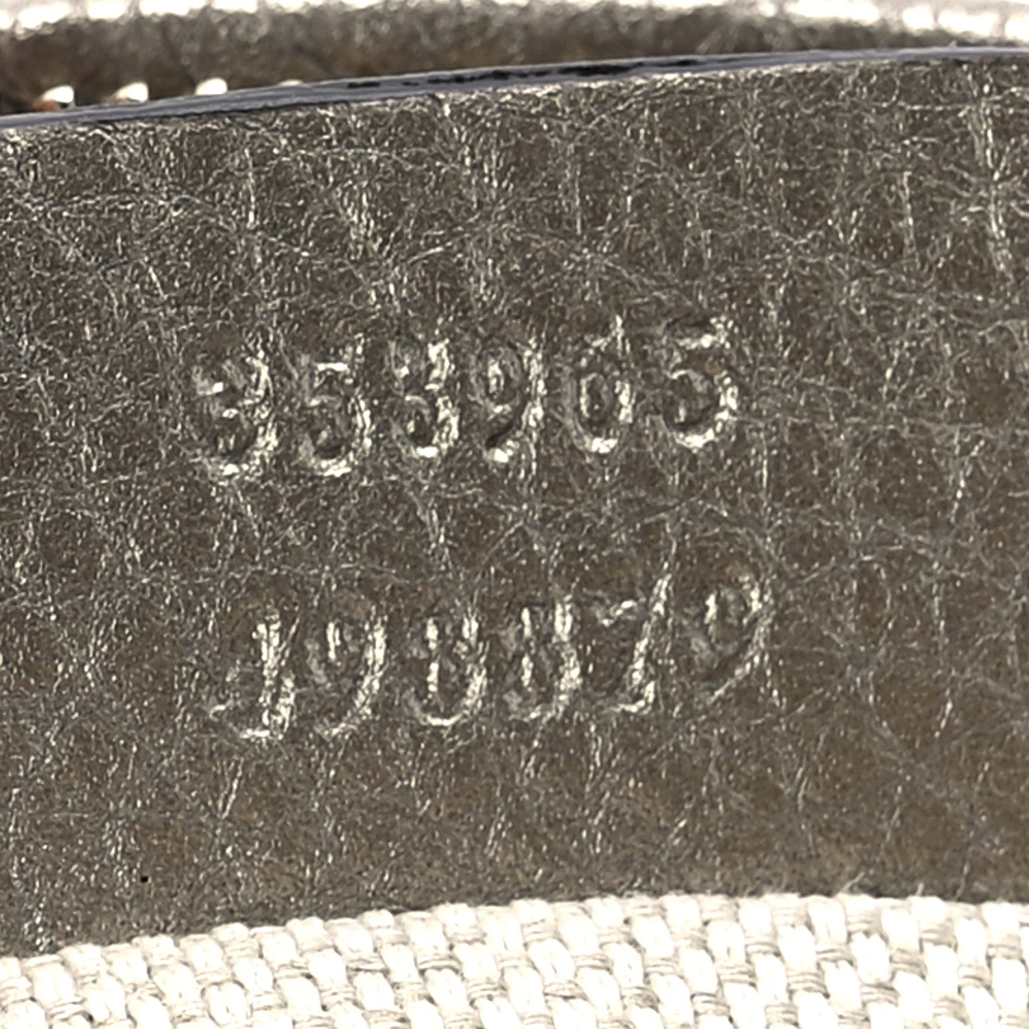 Gucci Metallic Pebbled Calfskin Mini Soho Chain Bag Golden Beige 6 of 11