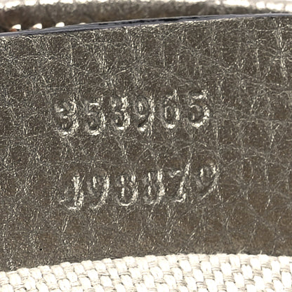 Gucci Metallic Pebbled Calfskin Mini Soho Chain Bag Golden Beige 6 of 11