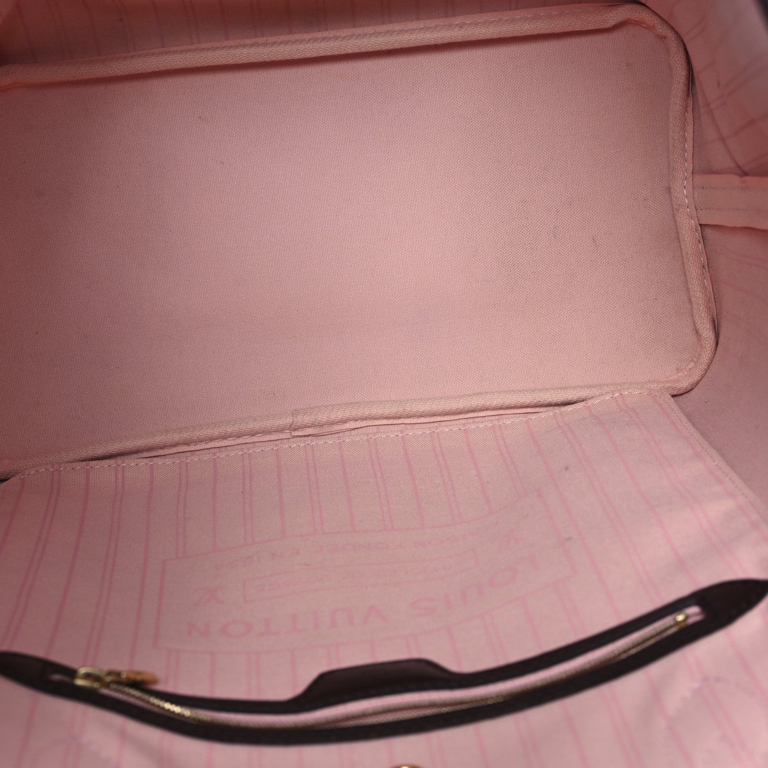 Louis Vuitton Damier Ebene Neo Neverfull MM Rose Ballerine 5 of 11