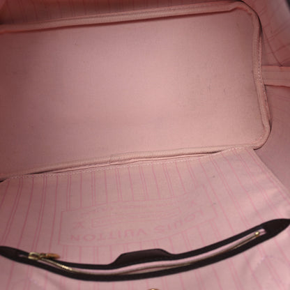 Louis Vuitton Damier Ebene Neo Neverfull MM Rose Ballerine 5 of 11