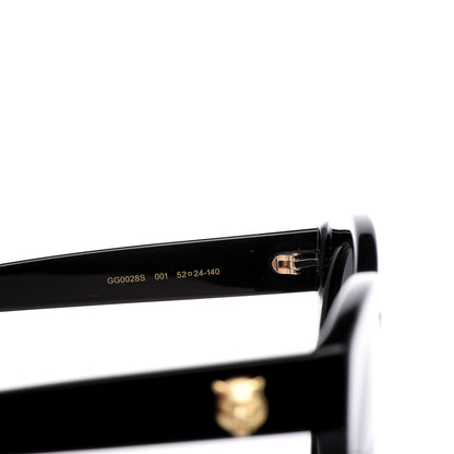 Gucci Round GG Sunglasses GG0028S Black 5 of 6