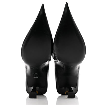Balenciaga Calfskin Hourglass Bootie 38 Black 5 of 11