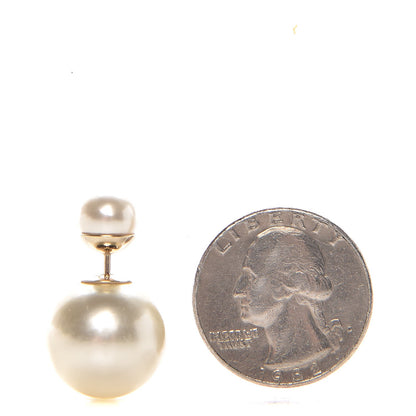 Christian Dior Pearl Mise En Dior Tribal Earrings 2 of 5