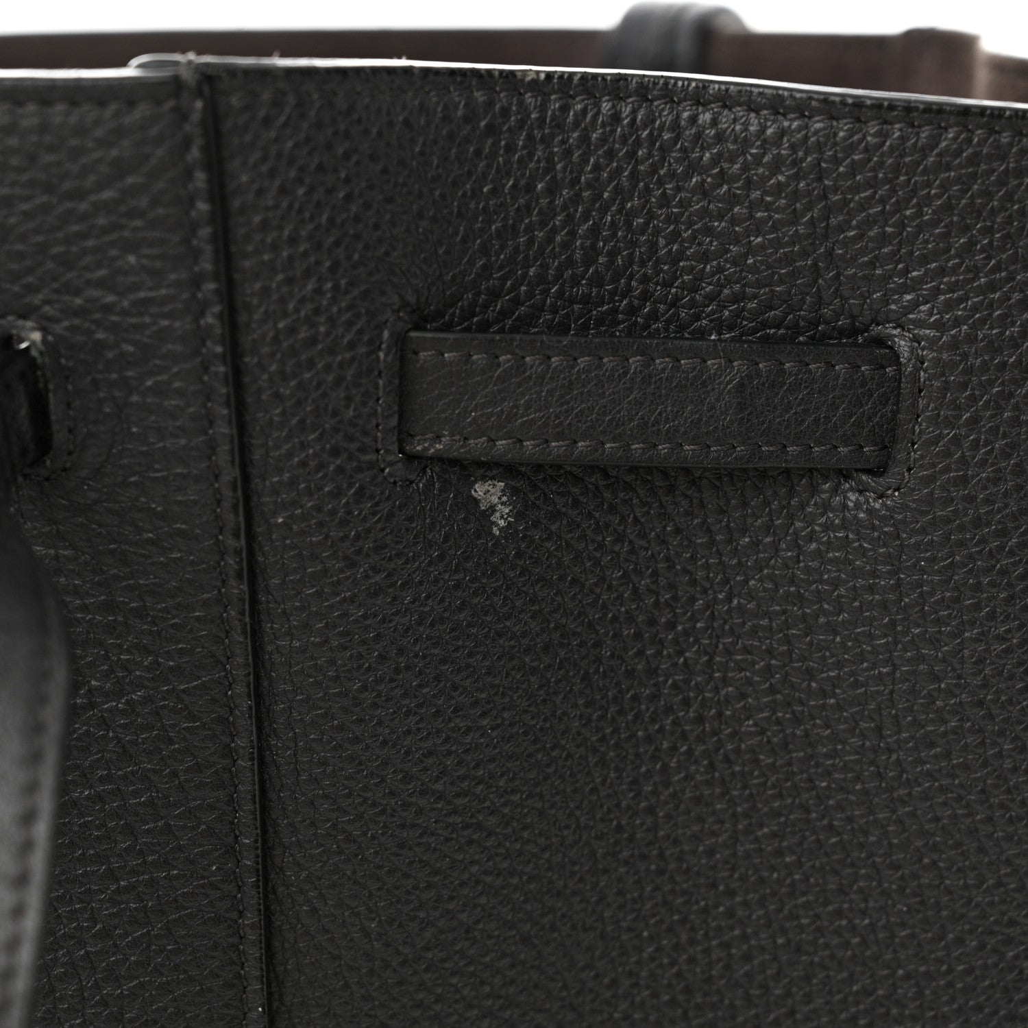 Celine Soft Grained Calfskin Small Belt Cabas Phantom Grey 13 of 15