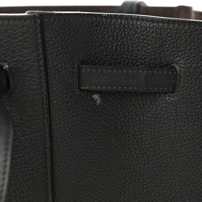 Celine Soft Grained Calfskin Small Belt Cabas Phantom Grey 13 of 15