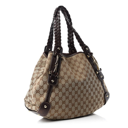 Gucci Monogram Medium Pelham Shoulder Bag Dark Brown 3 of 17