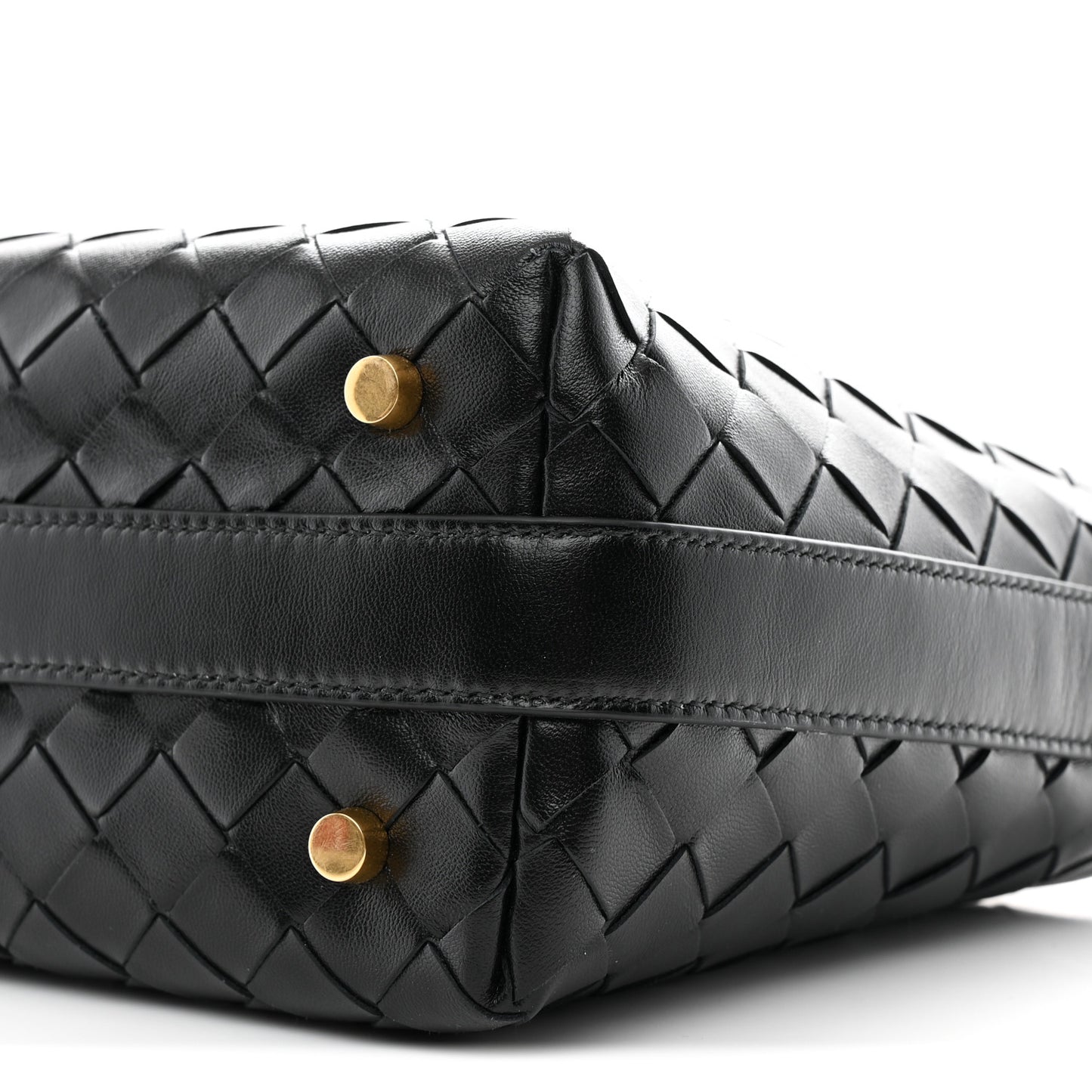 Calfskin Intrecciato Mini Wallace Black