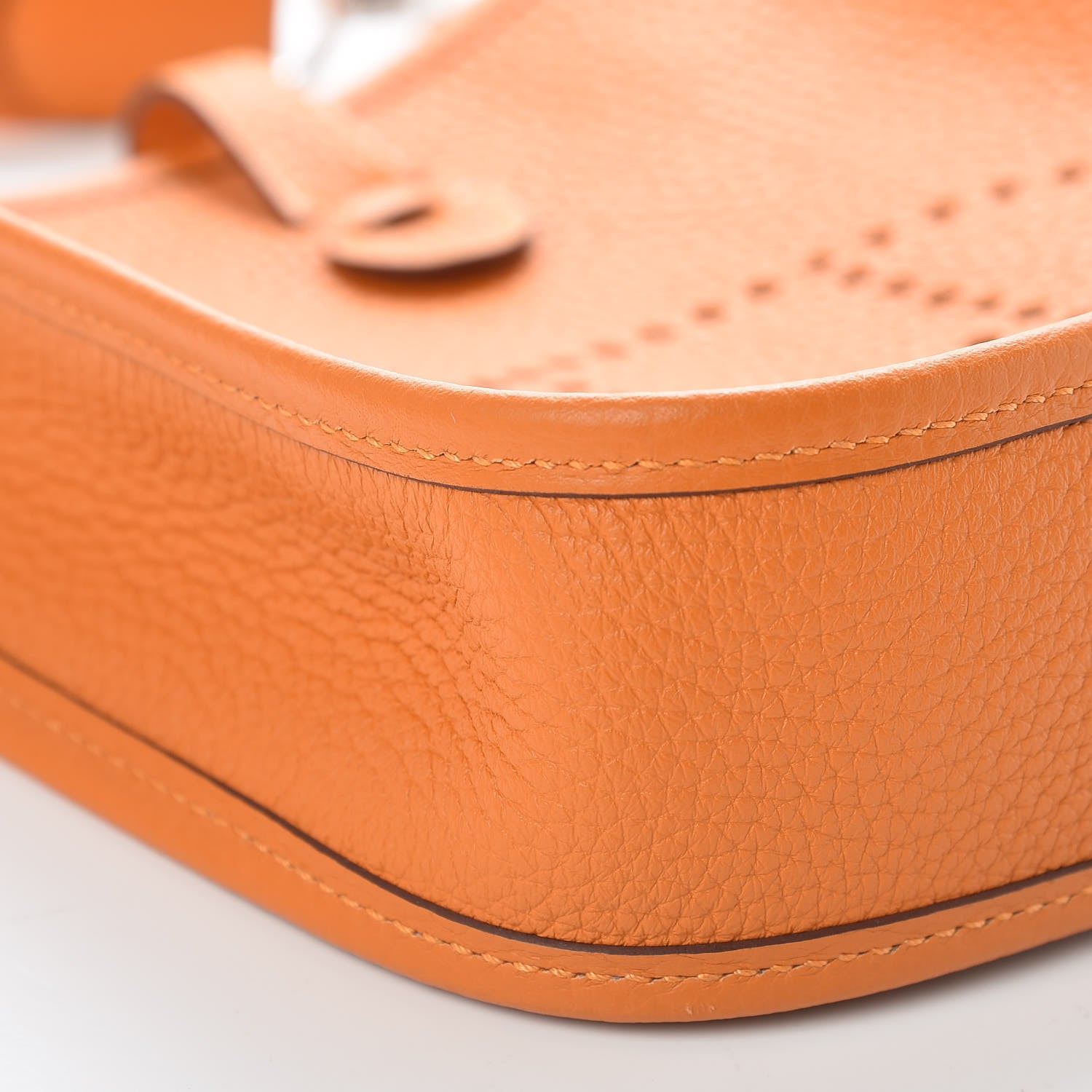 Hermes Taurillon Clemence Evelyne TPM Abricot 9 of 11